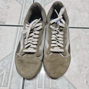 H&M Men's Sneakers - Brown and Cream